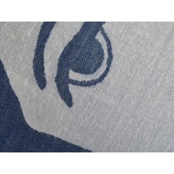 Koc HALEDE 130 x 170 cm Niebieski