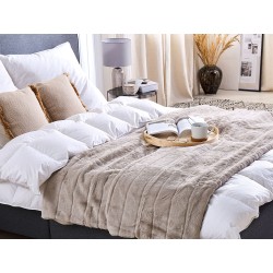 Koc LABYAR 180 x 220 cm Beżowy