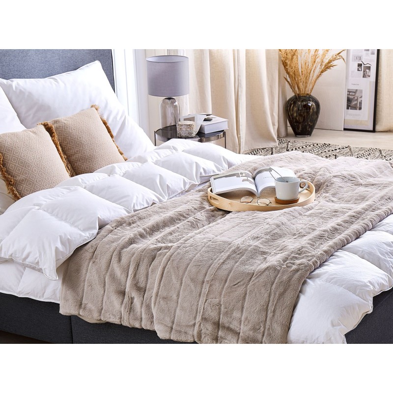 Koc LABYAR 180 x 220 cm Beżowy