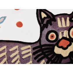 Zestaw 2 poduszek dekoracyjnych PHUSRO Bawełna 50 x 50 cm Kolorowy Wzór zwierzęcy