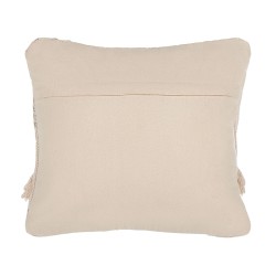 Zestaw 2 poduszek dekoracyjnych VAYALI Bawełna 45 x 45 cm Beżowy W paski