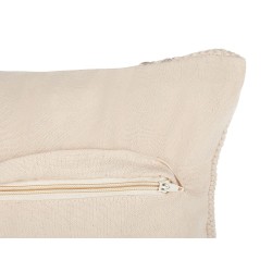 Zestaw 2 poduszek dekoracyjnych VAYALI Bawełna 45 x 45 cm Beżowy W paski