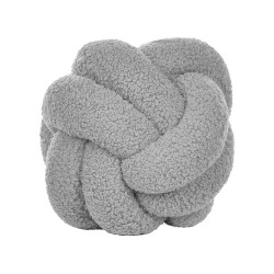 Zestaw 2 poduszek dekoracyjnych MALNI Boucle 19 x 19 cm Szary Jednolity