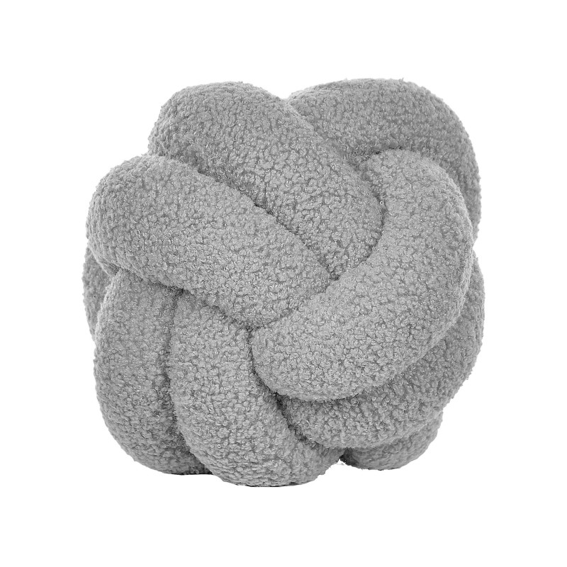 Zestaw 2 poduszek dekoracyjnych MALNI Boucle 19 x 19 cm Szary Jednolity