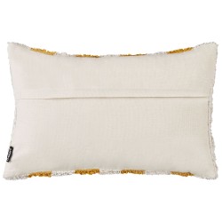 Zestaw 2 poduszek dekoracyjnych HELIANTHUS Bawełna 30 x 50 cm Biały W paski