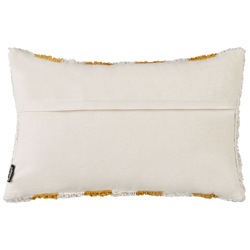 Zestaw 2 poduszek dekoracyjnych HELIANTHUS Bawełna 30 x 50 cm Biały W paski