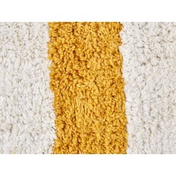 Zestaw 2 poduszek dekoracyjnych HELIANTHUS Bawełna 30 x 50 cm Biały W paski