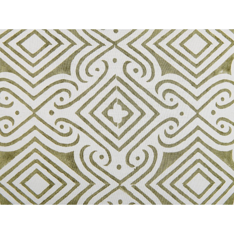 Poduszka dekoracyjna LARICS Bawełna 45 x 45 cm Zielony Wzór orientalny