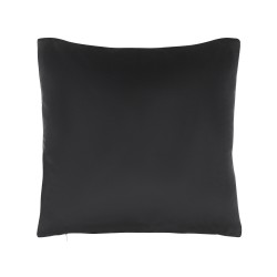 Zestaw 2 poduszek dekoracyjnych CUPID Welur 45 x 45 cm Czarny Wzór świąteczny