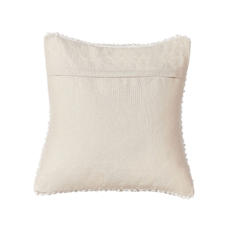 Poduszka dekoracyjna JOARA Bawełna 50 x 50 cm Jasnobeżowy Jednolity