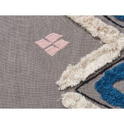 Koc KOTTAYAM Bawełna 130 x 180 cm Szary