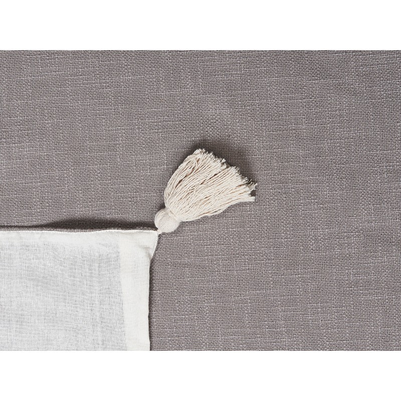 Koc KOTTAYAM Bawełna 130 x 180 cm Szary