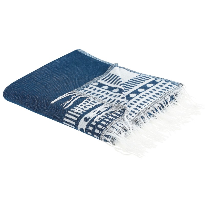 Koc TARLAY 130 x 170 cm Niebieski