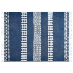 Koc TARLAY 130 x 170 cm Niebieski