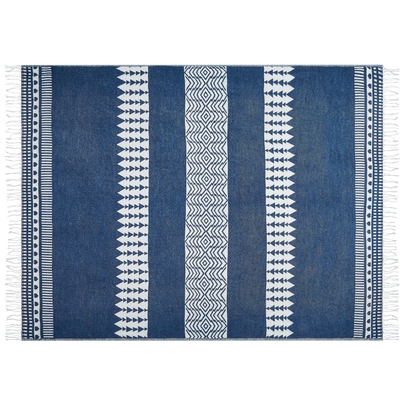 Koc TARLAY 130 x 170 cm Niebieski