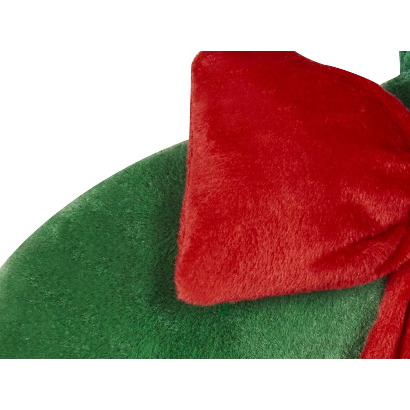 2 poduszki dekoracyjne świąteczny motyw ⌀ 45 cm zielone BONBON