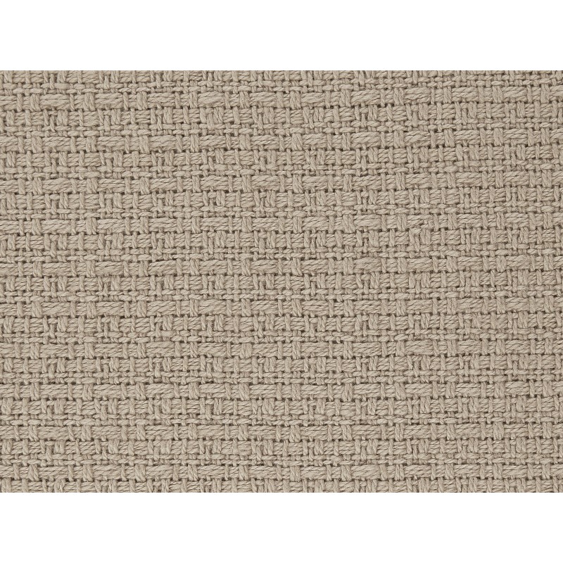 Narzuta na łóżko YERBENT Bawełna 150 x 200 cm Beżowoszary