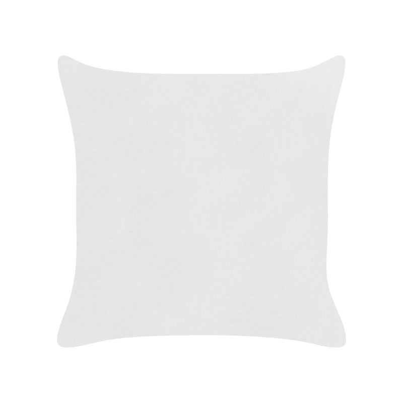 Zestaw 2 poduszek dekoracyjnych PIZZELLE Bawełna 45 x 45 cm Złamana biel Wzór świąteczny