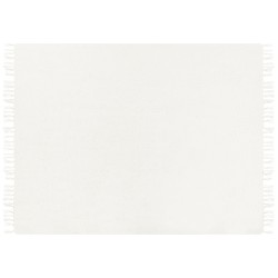 Koc CHAOHANI 150 x 200 cm Złamana biel