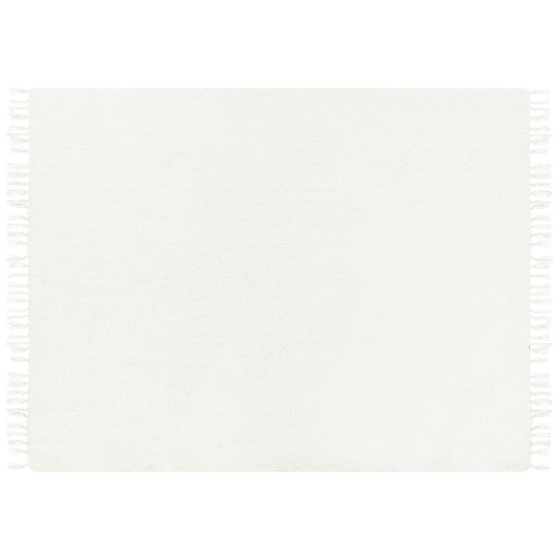 Koc CHAOHANI 150 x 200 cm Złamana biel