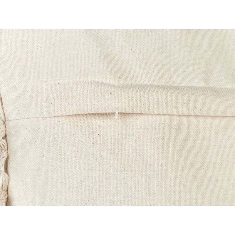 Zestaw 2 poduszek dekoracyjnych OLEARIA Bawełna 45 x 45 cm Beżowy Jednolity