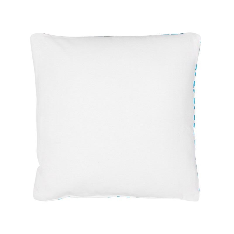 Bawełniana poduszka dla dzieci z nadrukiem 40 x 40 cm niebieska RADZKOT