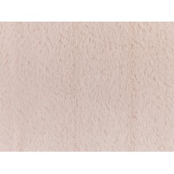 Zestaw 2 poduszek dekoracyjnych PUMILA Sztuczne futro 45 x 45 cm Pastelowy róż Jednolity