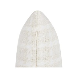 Poduszka dekoracyjna DOURIS 45 x 45 cm Jasnobeżowy W kratkę