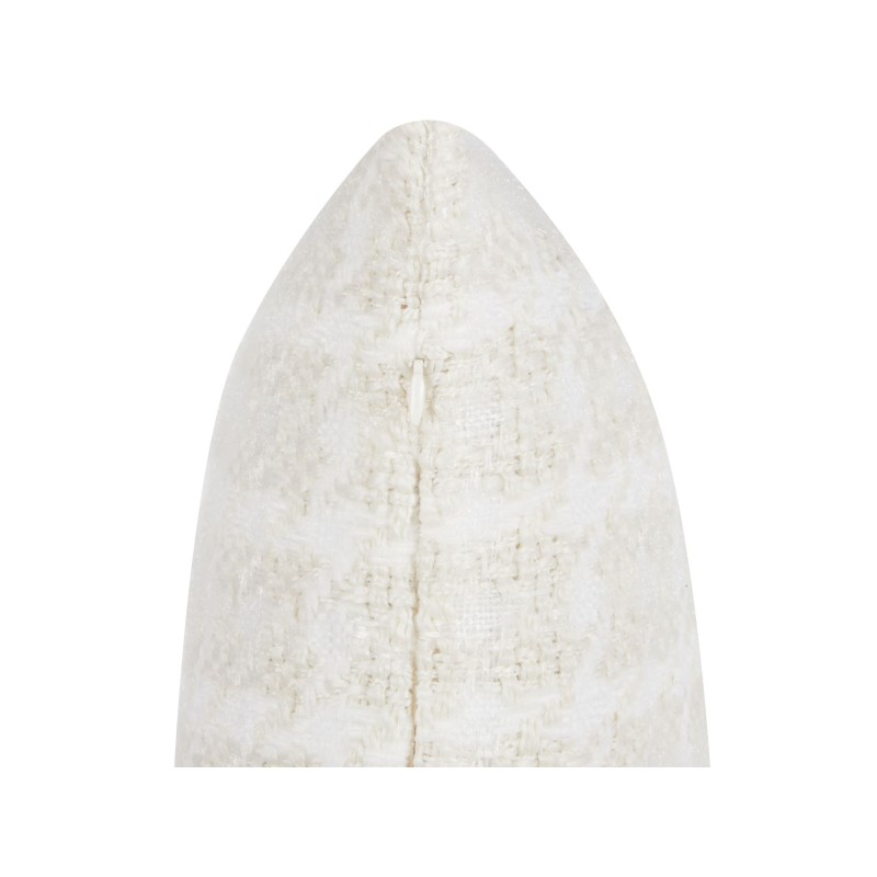 Poduszka dekoracyjna DOURIS 45 x 45 cm Jasnobeżowy W kratkę