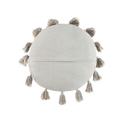 Zestaw 2 poduszek dekoracyjnych MADIA Bawełna 45 x 45 cm Szary Jednolity