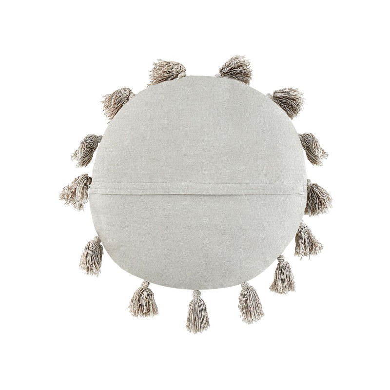 Zestaw 2 poduszek dekoracyjnych MADIA Bawełna 45 x 45 cm Szary Jednolity