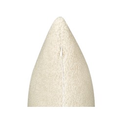 Zestaw 2 poduszek dekoracyjnych LEUZEA Boucle 45 x 45 cm Beżowy Jednolity