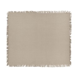 Narzuta na łóżko YERBENT Bawełna 220 x 240 cm Beżowoszary