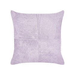 Zestaw 2 poduszek dekoracyjnych MILLET Sztruks 43 x 43 cm Fioletowy Wzór geometryczny