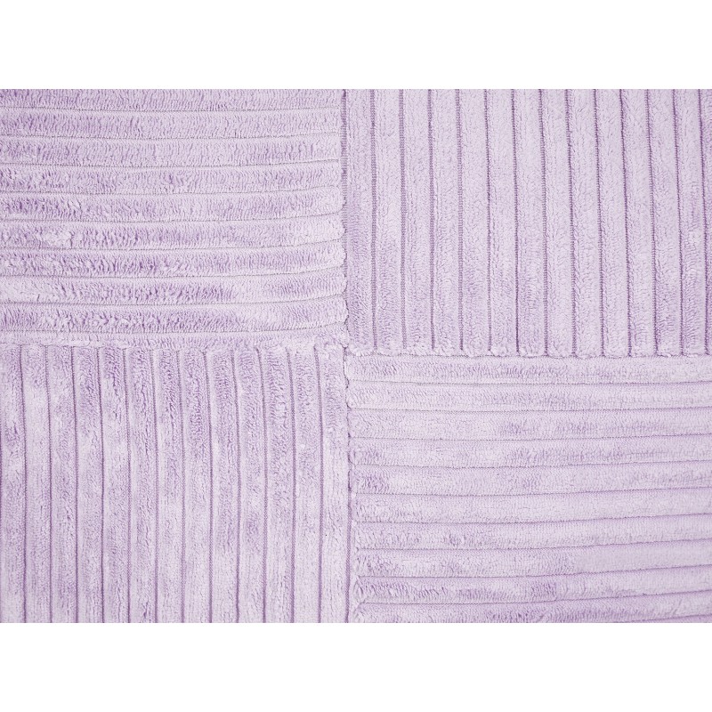 Zestaw 2 poduszek dekoracyjnych MILLET Sztruks 43 x 43 cm Fioletowy Wzór geometryczny