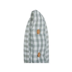 Zestaw 2 poduszek dekoracyjnych TALYA 45 x 45 cm Miętowy W kratkę