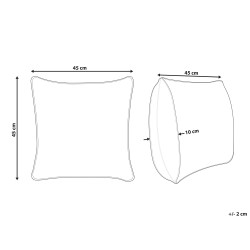 Poduszka dekoracyjna URPAD Juta 45 x 45 cm Kolorowy Wzór orientalny