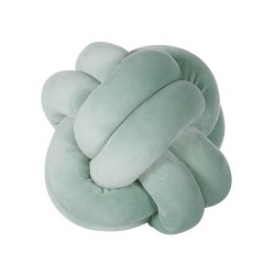 Poduszka dekoracyjna MALNI Welur 20 x 20 cm Miętowy Jednolity