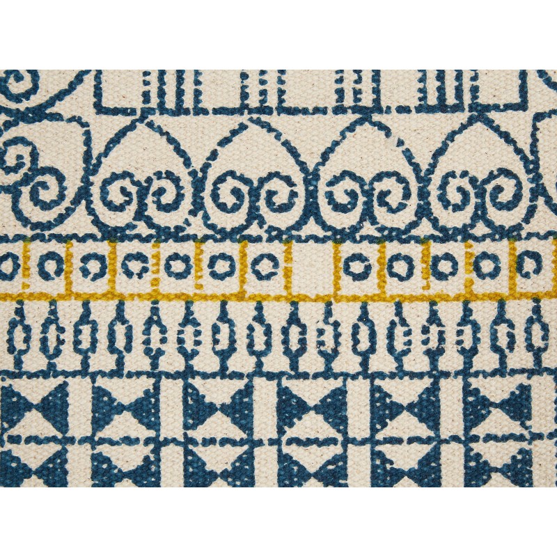 Zestaw 2 poduszek dekoracyjnych SIDI Bawełna 50 x 50 cm Niebieski Wzór geometryczny