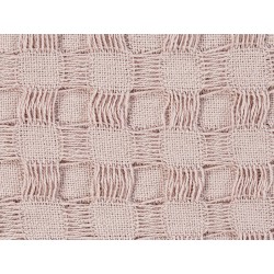 Narzuta na łóżko BERE Bawełna 220 x 240 cm Pastelowy róż