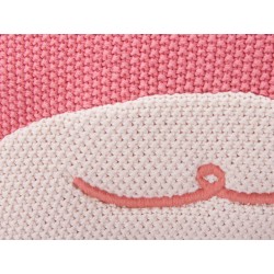 2 bawełniane poduszki dla dzieci krab 35 x 35 cm różowe JARGALLI