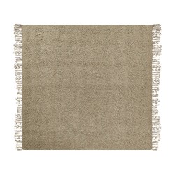 Koc VELLA Bawełna 220 x 240 cm Beżowoszary