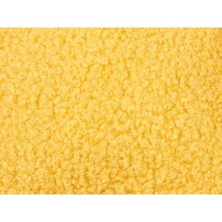 Zestaw 2 poduszek dekoracyjnych CAMPONULA Boucle 40 x 40 cm Żółty Jednolity