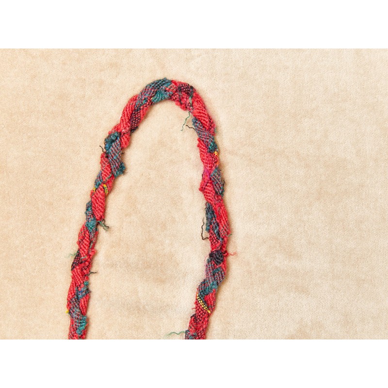 Zestaw 2 poduszek dekoracyjnych ROTALA Bawełna 45 x 45 cm Beżowy Z napisami