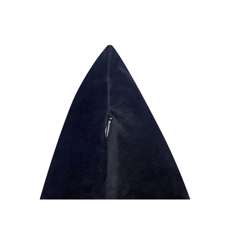 Zestaw 2 poduszek dekoracyjnych MARULA Welur 45 x 45 cm Czarny Wzór zwierzęcy