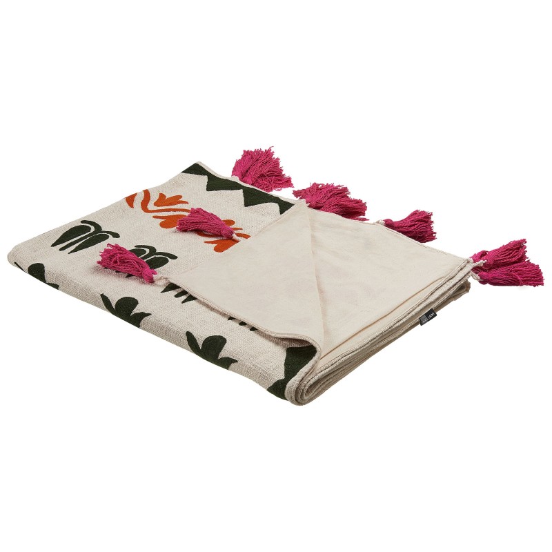 Koc ANAND Bawełna 130 x 180 cm Kolorowy