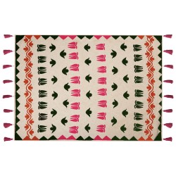 Koc ANAND Bawełna 130 x 180 cm Kolorowy