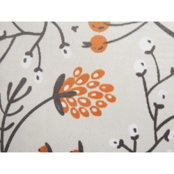 Poduszka dekoracyjna MONTBRETIA Welur 45 x 45 cm Kolorowy Wzór roślinny