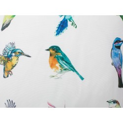 2 poduszki dekoracyjne w ptaki z frędzlami 45 x 45 cm wielokolorowe MALLOW