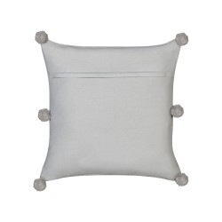 Zestaw 2 poduszek dekoracyjnych OCOTEA Bawełna 45 x 45 cm Szary Jednolity